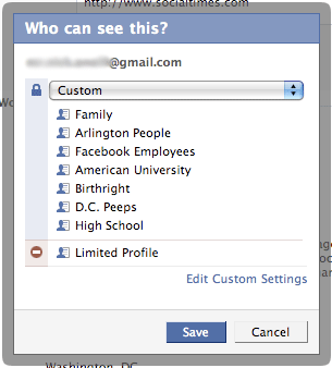 -Facebook Contact Privacy Settings Screenshot-