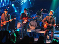 A Beatles tribute band